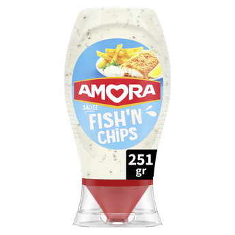 Sauce fish'n'chips AMORA, flacon souple de 251g