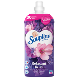 Adoucissant concentré SOUPLINE 3D Fraîcheur parfumée magnolia - 1,28L