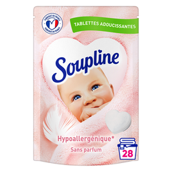 Assouplissant douceur et soin SOUPLINE x28 tablettes - 336g