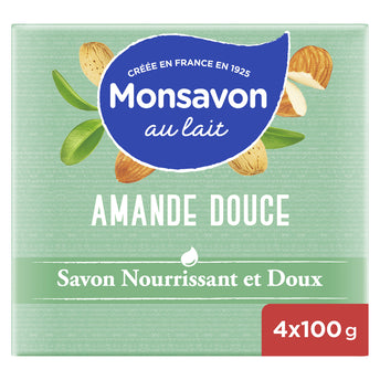Savon Amande MONSAVON 4x100G