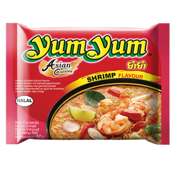 (07/11/24) Soupe de nouilles arôme crevettes YUM YUM, sachet de 60