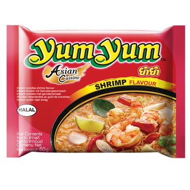 (07/11/24) Soupe de nouilles arôme crevettes YUM YUM, sachet de 60
