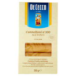 DE CECCO CANNELLONI ALL'UOVO 250 GR