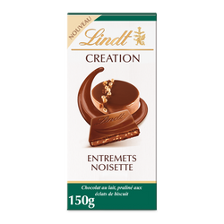 Tablette CREATION Lait Entremets Noisette 150g