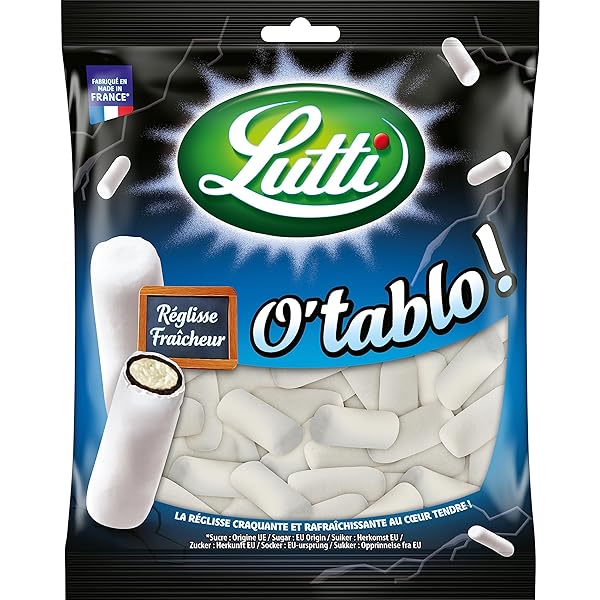 Bonbon Réglisse fraîcheur O'tablo LUTTI, 200g