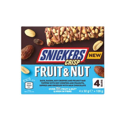 Snickers Fruit & Nut 4 x 32 gr