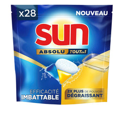 Capsule lave-vaisselle Sun Absolu Dégraissant x28