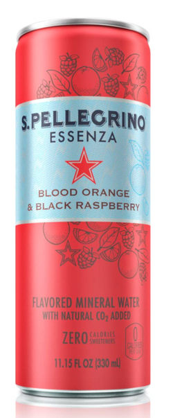 Eau gazeuse Orange Sanguine Framboise Noire SAN PELLEGRINO ESSENZA 33cl