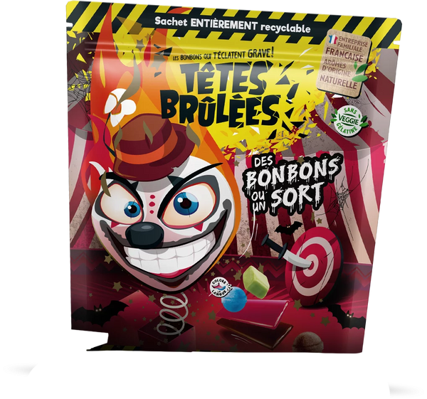 Bonbons Têtes Brûlées Des bonbons ou un sort 500g