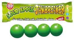 Jawbreaker sour apple 4 balls