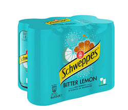 SCHWEPPES Bitter Lemon 33cl x 6