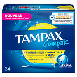 Tampon Compak Tampax Régulier -X24
