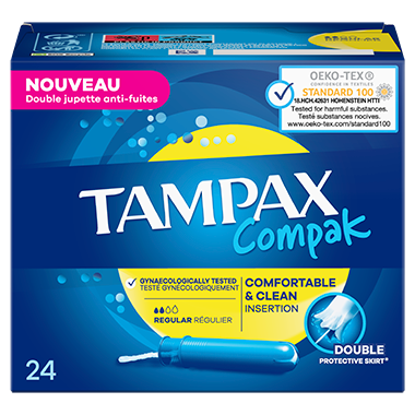 Tampon Compak Tampax Régulier -X24