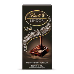 Tablette LINDOR Noir 70% 145g