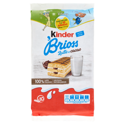 KINDER BRIOSS LATTE E CACAO X10 280 GR