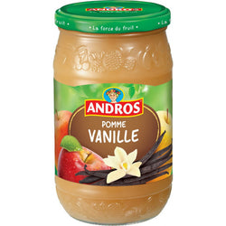 Compotes Andros Pomme vanille 750g