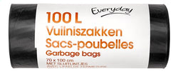 EVERYDAY sacs poubelles 100L 10x100L