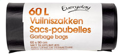 EVERYDAY sacs poubelles 15x60L