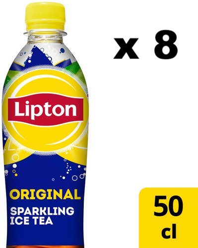 (10/24) LIPTON Ice Tea pétillant 50cl x 8