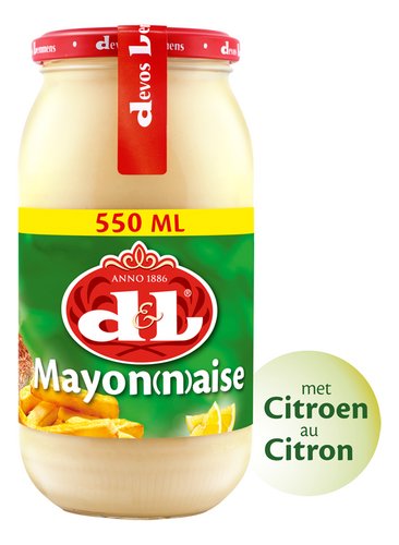 DEVOS LEMMENS mayonnaise au citron 550ml
