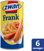 ZWAN saucisses Frank 6pc 550g