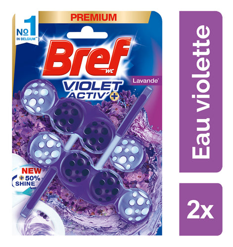 BREF WC Violet Activ lavande 2pc
