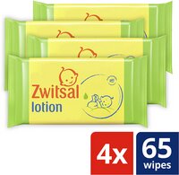 ZWITSAL lingettes lotion 4x65pc