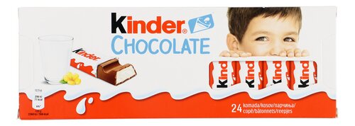 KINDER CHOCOLATE batonnets 24st 300g