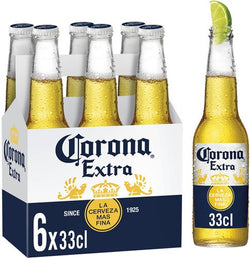 Bière blonde Corona Extra 6x33cl