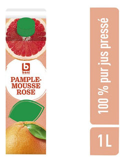BONI pamplem.rose 100% pur jus briq 1L