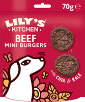 LILY'S KITCHEN Mini Burger Boeuf 70g