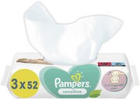 Pampers lingettes bébé Sensitive 3x52pc