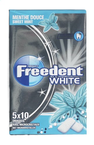 FREEDENT WHITE Sweet Mint 5x10pc 70g