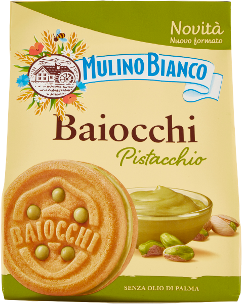 MULINO BIANCO BAIOCCHI PISTACCHIO BUSTA 240 GR