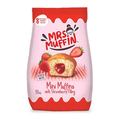 Mrs Muffins mini avec confiture de fraises 200 gr