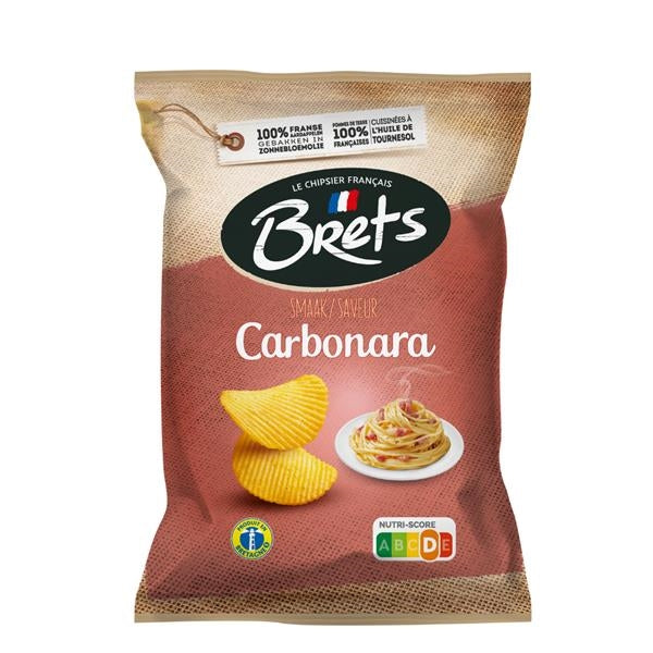 Brets Chips saveur carbonara 125 gr