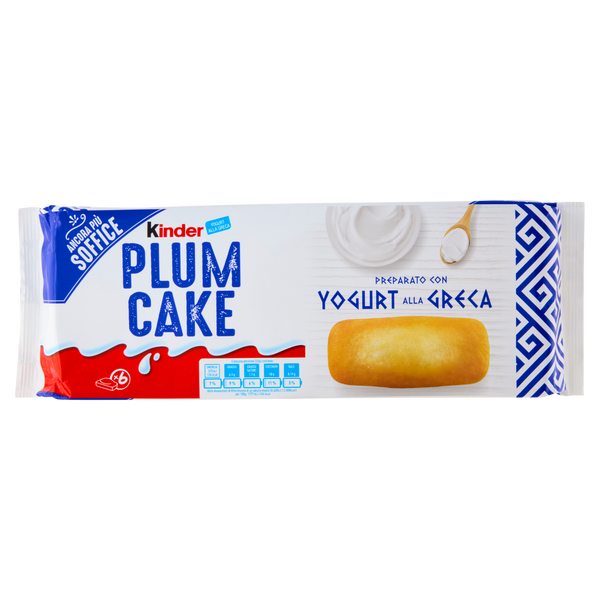 KINDER PLUMCAKE YOGURT ALLA GRECA 192 GR