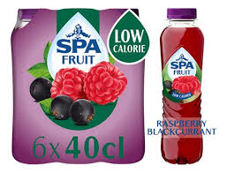 SPA FRUIT non pét.Rasp-Blackcurrant 40c x 6