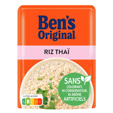 Riz thaï Micro Ondable 2 minutes BEN'S ORIGINAL sachet 220g