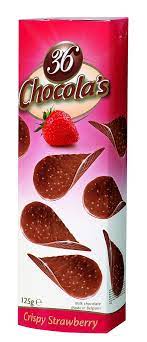 Chocola's crispy strawberry 125gr