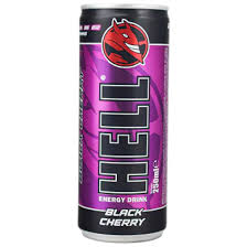 hell energy drink black cherry 25cl