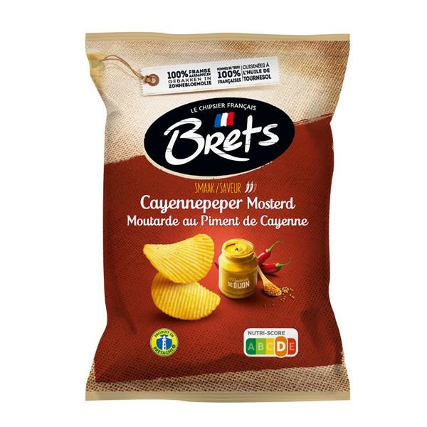 Brets Moutarde au piment de Cayenne 125 gr