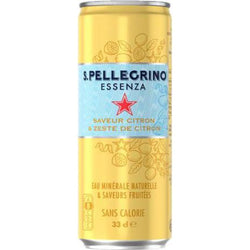 Eau gazeuse aromatisée Citron SAN PELLEGRINO ESSENZA - 33cl