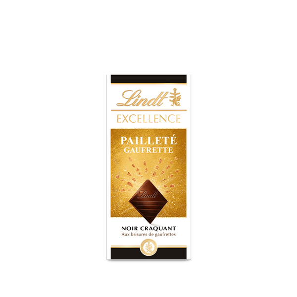 Tablette EXCELLENCE Pailleté Gaufrette 100g