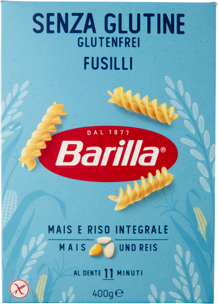 BARILLA PASTA SENZA GLUTINE FUSILLI 400 GR