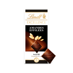 Tablette EXCELLENCE Noir Amandes Effilées 100g