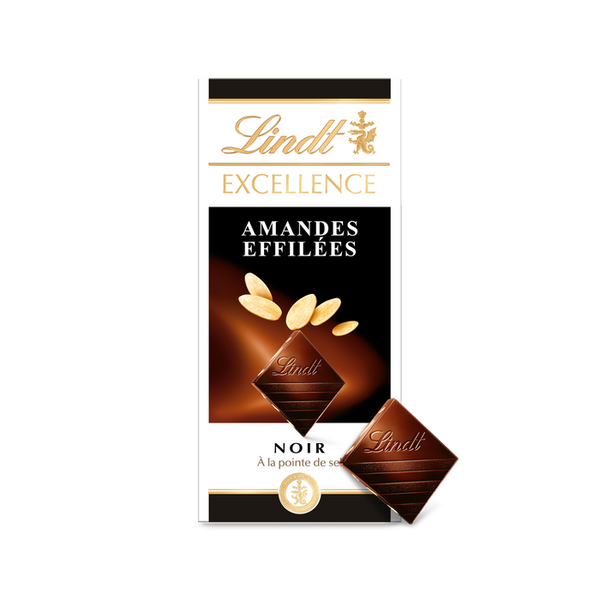 Tablette EXCELLENCE Noir Amandes Effilées 100g