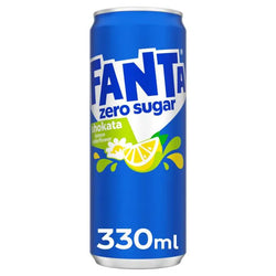 FANTA ZERO LEMON ELDERFLOWER SHOKATA SLEEK CANS 33CL