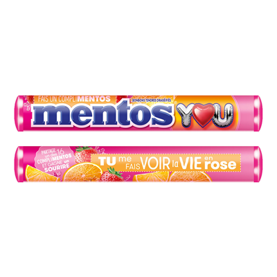 Mentos fruits rouleau 38 g