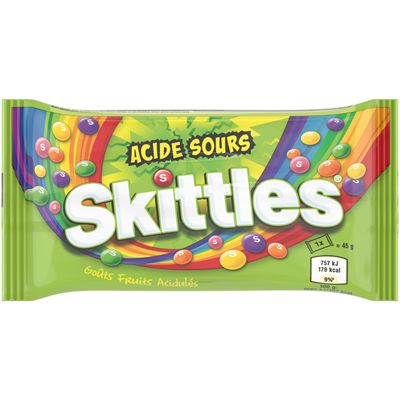 (30/01/24) Skittles Bonbons crazy sours 45 g